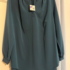 Essentials Teal Blouse